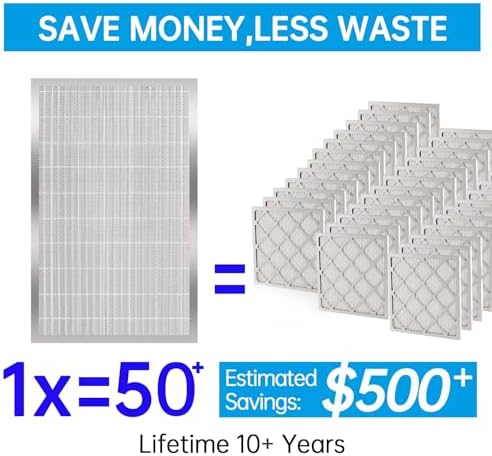 UBeesize 16x25x5 Air Filter Reusable Washable - Image 3