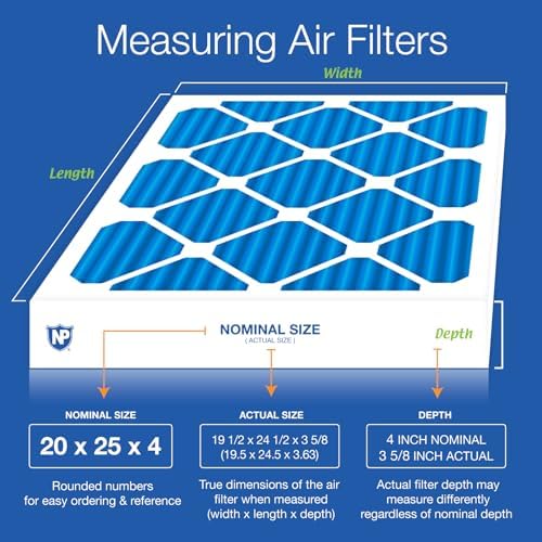 Nordic Pure 20x25x4 Pleated MERV 7 Air Filters 6 Pack - Image 2