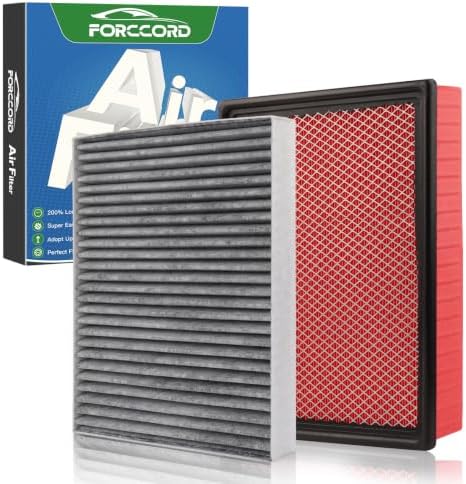 Cabin & Engine Air Filter Combo for Silverado 1500/Sierra 1500 2014-2018 by Forccord