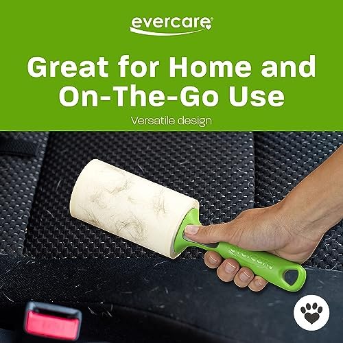 Evercare All Purpose Pet Hair Lint Roller with 2 Refills,180 Sheets –Reusable Sticky Roller for Pet Hair,Cat & Dog_Hair Remover,Lint Remover,Pet_Hair_Remover for Furniture,Clothing & Cars (Pack of 6) - Image 5