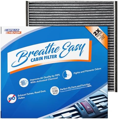 Spearhead Odor Defense Breathe Easy AC & Heater Cabin Air Filter (BE-132) by SPEARHEAD