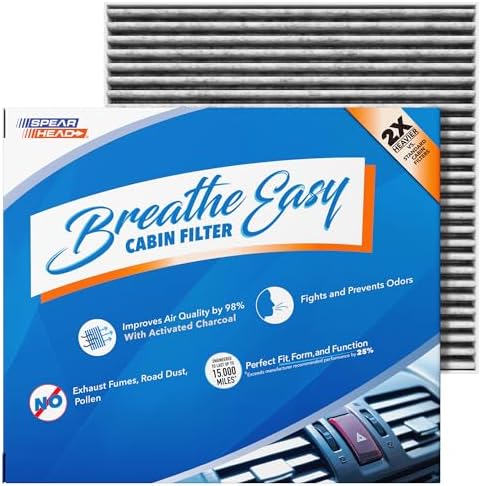 Spearhead Odor Defense Breathe Easy AC & Heater Cabin Air Filter (BE-547) by SPEARHEAD