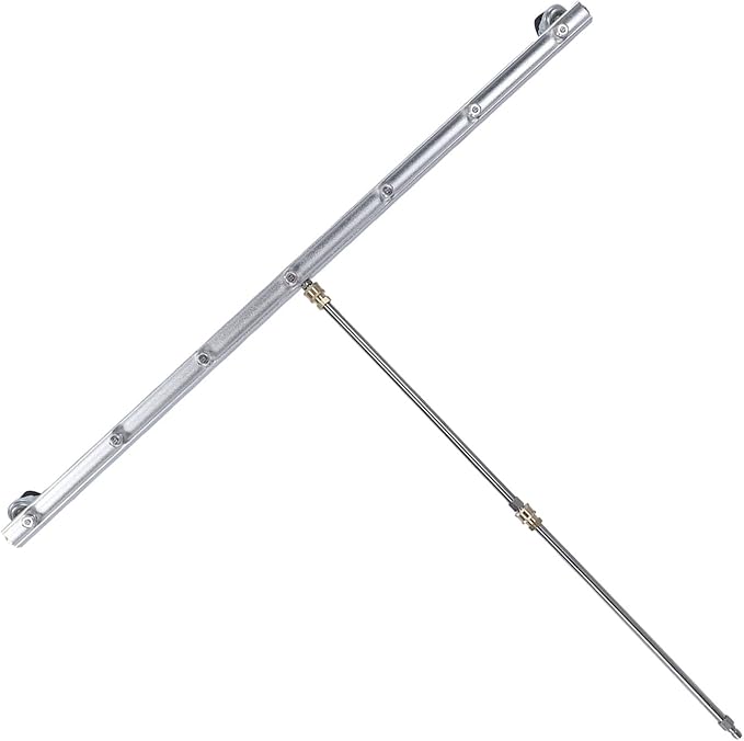 Pressure Washer Cleaner Stainless Steel 39.37inch Heavy Duty Water Broom with 1/4inch Quick Connector for Household Business Cleaning Surface Debris Removal (for Undercarriage Cleaner)