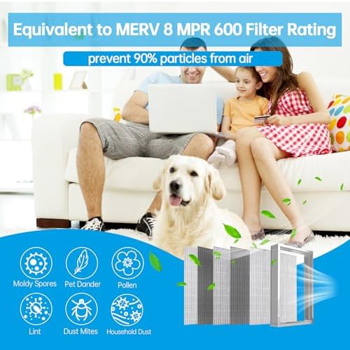 UBeesize 16x25x4 Reusable Air Filter - Washable, MERV 8,Permanent, Electrostatic - Lasts a Lifetime - Enjoy Fresher Air in Home and Office HVAC AC Furnace Systems(Actual Size:15.35x24.37x3.58Inch) - Image 6