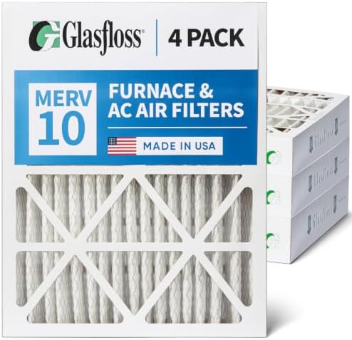 Glasfloss ZL 20x24x4 MERV 10 Pleated AC Furnace Air Filters. Box of 4 - Image 5