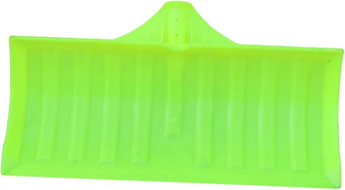 Snow Scoop Head, Multipurpose Wide Garden Clearing Tool, Snow Remover Grain Spade Head, DIY Removal Tool for Car Driveway, Fluorescent Yellow