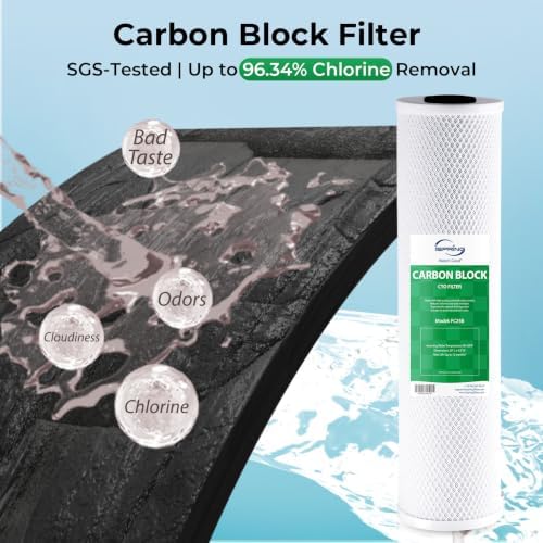 iSpring F6WGB32B 3-Stage Whole House Water Filter, 2 Packs - Image 3