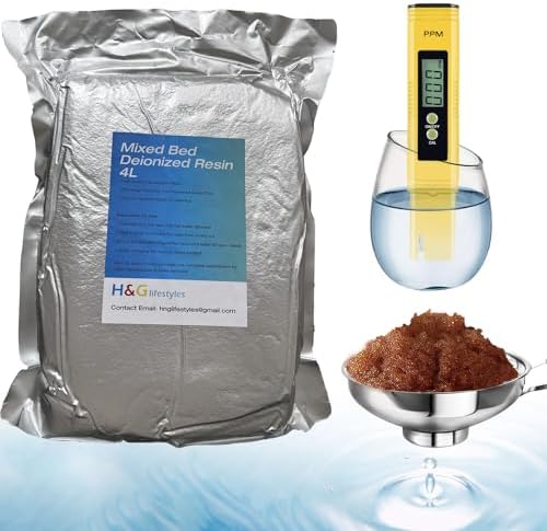 H&G lifestyles Mixed Bed Resin DI Resin Filter Cartridge Refill by HGLifestyles
