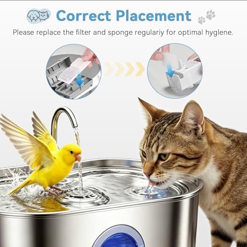 32Pack Dog Water Filters for ECOCO NUT 13L/3.4Gal&4.2Gal Dog Water Fountain - Image 5