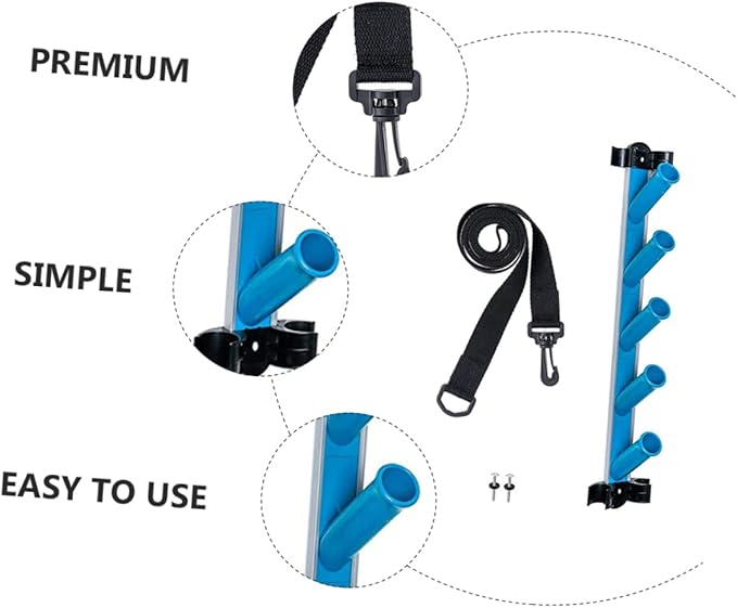 BESPORTBLE 1set Pool Cleaning Tool Rack Storage Hanger for Swimming Pool Accessories Easy Installation Random Color