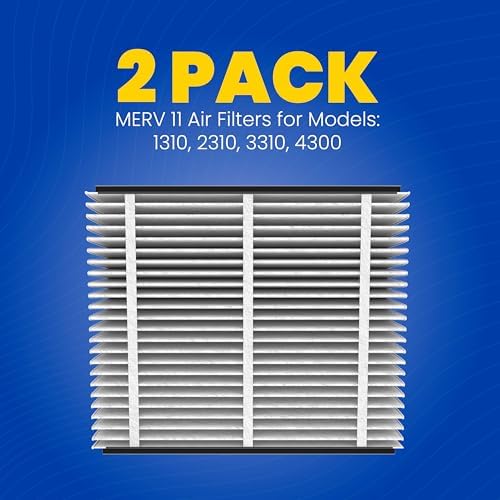 AprilAire 310 Replacement Filter for AprilAire Whole House Air Purifiers - MERV 11, Clean Air & Dust, 20x20x4 Air Filter (Pack of 2) - Image 2