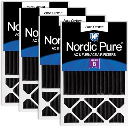 Nordic Pure 16x25x5 Honeywell/Lennox Replacement MERV 8 Air Filter 4 Pack by NordicPure