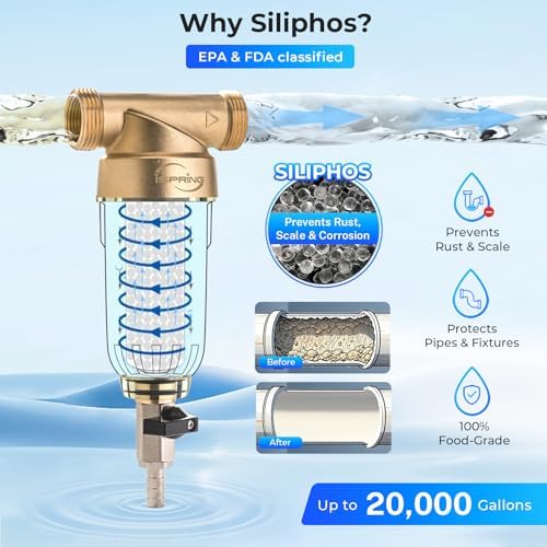 iSpring WSP-50SL Spin Down Sediment Filter, Sediment Buster, 50 Micron - Image 2