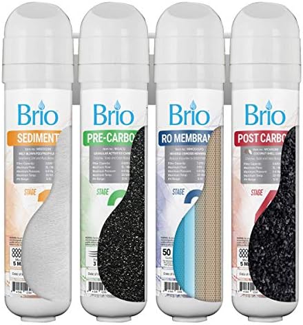 Brio 4 Stage RO Reverse Osmosis Water Cooler Filter Replacement Kit | for Brio Water Dispenser Models: CLPOURO420SCV2 & CLPOUROSC420RO - Image 4