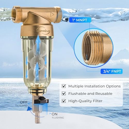 iSpring WSP-500SL Spin Down Sediment Filter, Sediment Buster, 500 Micron - Image 4