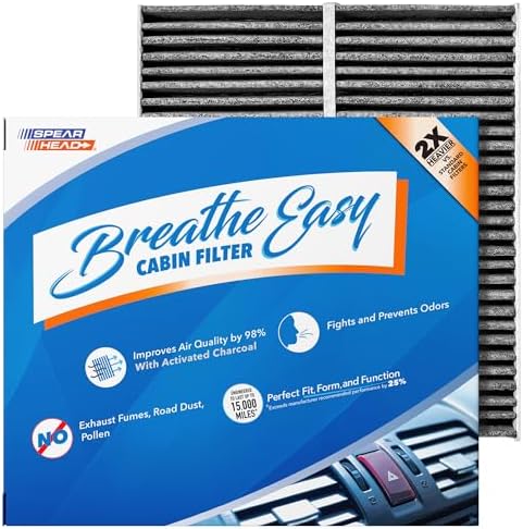 Spearhead Odor Defense Breathe Easy AC & Heater Cabin Air Filter (BE-743) by SPEARHEAD