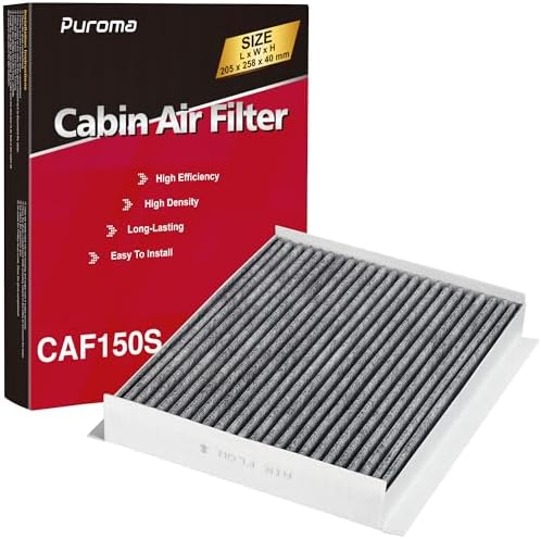 Puroma Cabin Air Filter Activated Carbon for CF12150 6081C Ford Lincoln by Puroma