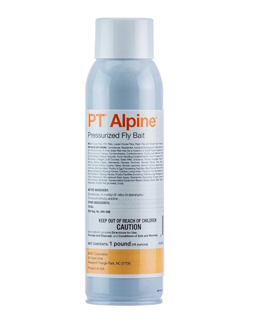 BASF PT Alpine Fly Bait, Fast Acting and Long Lasting Up to 30 Days, Ready to Use Pest Control Spray for House Flies, Fruit Flies, 16 Ounce