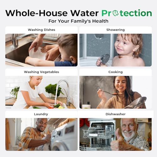 iSpring F2WGB21B Whole House 4.5"x10" Water Filtration High Capacity Sediment and CTO Carbon Block Water Filter Replacement Cartridge Pack Set, Model: WGB21B - Image 6