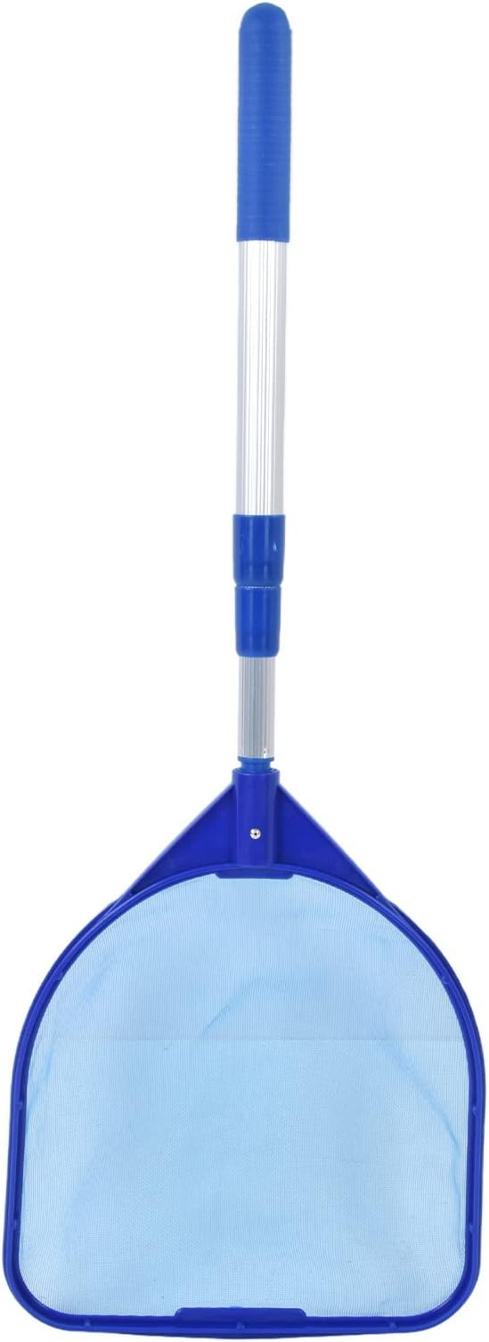 Pool Skimmer Net,Quick Cleanings Three Section Telescopic Rod Pool Cleanings Tools for Hot Tubs Spas Fountains
