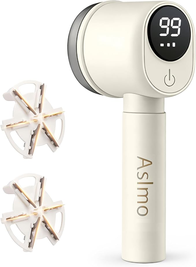 Fabric Shaver Pill Remover for Clothes Sofa Sweater Lint Shaver | Three-Speed Adjustable Features LED Display Gentle on All Fabrics Upgraded lint Shaver by Unknown