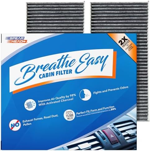 Spearhead Odor Defense Breathe Easy AC & Heater Cabin Air Filter (BE-135) by SPEARHEAD