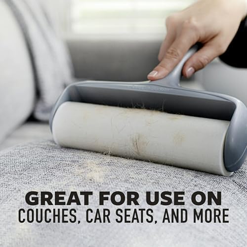 Scotch-Brite Extreme Clean Large Surface Lint Roller Refills, 8 in x 29.8 ft, 50% Stickier, 60 Easy Tear Sheets Each, 2 Pack (120 Sheets Total) - Image 3