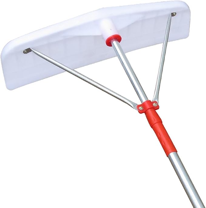 Roof Snow Shovels Portable Telescopic Snow Sweeper Snow Cleaning Tool Snow Removal Tool Snow Rakes for Farm Greenhouse Garden, Type A