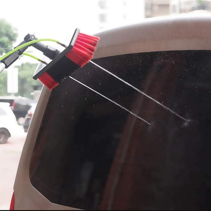 Photovoltaic Panel Cleaning, 3-12M Water Fed Telesbrush, Window Clean, Extendable Cleaner Conservatory Roof Cleaning Tools/11M Rod/50Cm Brush Head