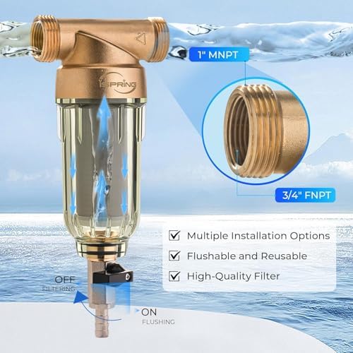 iSpring WSP-500 Whole House Spin Down Sediment Filter, 500 Micron - Image 3