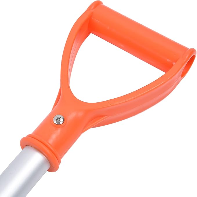 Snow Shovel Large Capacity D Shaped Handle Aluminum Alloy Plastic Detachable Assemblable Shovelling Tool for Cleaning Snow and Other Materials