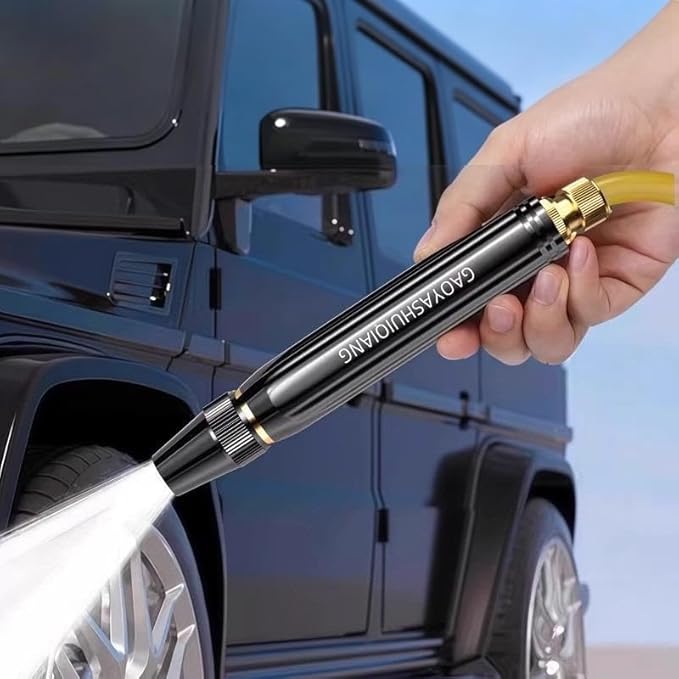 Home high-Pressure car wash Water Gun with Booster Nozzle, a Must-Have for Watering Plants and Vegetables, and car Washing.