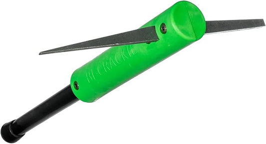 BICRACKIE Jr. Weeding Tool with 2-Sized, 5" Tapered Ends for Driveways, Patios, Sidewalks, Pavers to Remove Weeds Easily; Made in USA; Clean Weeds from Cracks & Gardens; Sow & Plant Seeds;