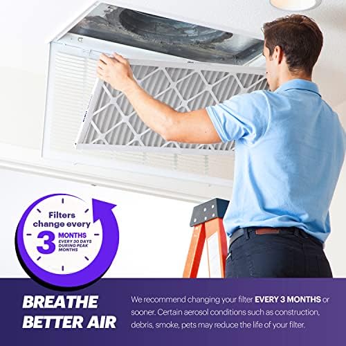 BNX TruFilter 20x25x1 Air Filter MERV 8 (12-Pack) - MADE IN USA – Dust & Pet Defense Electrostatic Pleated Air Conditioner HVAC AC Furnace Filters for Dust, Pet, Mold, Pollen MPR 600 – 700 & FPR 5 - Image 6