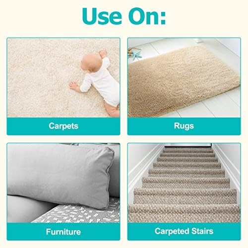 GOSEDER Carpet Rake for Pet Hair Removal - Reusable Pet Hair Remover for Carpet Long Handle, Advanced Dog Hair Broom, Cat Fur Brush, Lint Remover Scraper for Carpets, Rugs, Mats, Couch, Furniture - Image 5