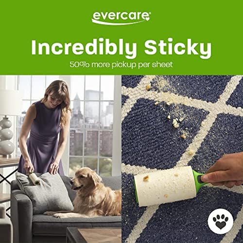 Evercare All Purpose Pet Hair Lint Roller, 100 Sheets ?€? Reusable Sticky Roller for Pet Hair, Cat & Dog Hair Remover, Lint Remover, Pet Hair Remover for Furniture, Clothing & Cars - Image 5