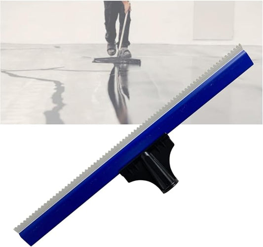 2 Pack 16 Inch Teeth Notched Squeegee, Epoxy Squeegee for Self Leveling Cement Urethane Epoxy Floor Tools, Lightweight Floor Wall Spreader, Professional Tool for Garage Floors Driveways Walls