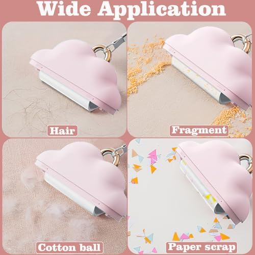 300 Sheets Mini Lint Roller Travel Size Refills, Reusable Pet Hair Remover Refills, 10 Roller Refillable Portable Lint Roller for Clothes - Image 5