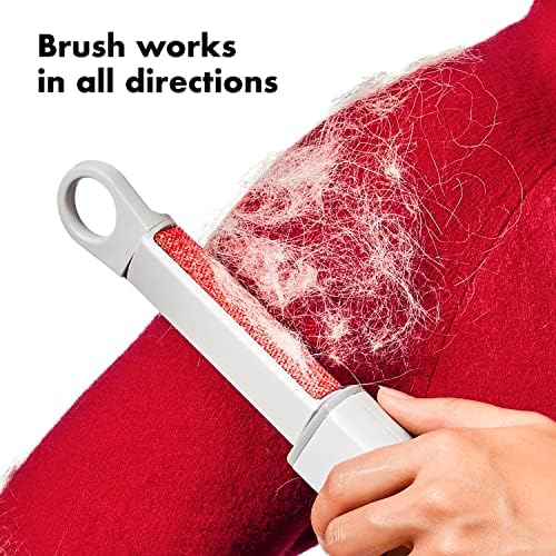 OXO Good Grips Reusable Lint Roller | Pivoting Head in All Directions, Self-Cleaning Case, Ideal for Collecting Lint, Pet Fur, Cat & Dog Hair, - Image 4