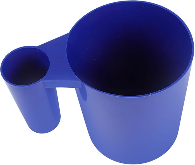 POPETPOP 2pcs Pool Cleaning Scoop Ergonomic Handle Plastic Design for Easy Debris Removal Essential Pool Accessory for Maintenance and Chemical Measurement