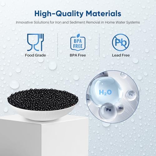 PUREPLUS 10" x 4.5" Whole House Iron Reducing Sediment Water Filter,2PACK - Image 4
