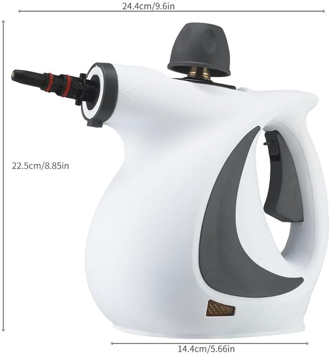 Steam Cleaner Pro Pressurized Handheld Multi-surface Steam Cleaner for Home Use with 12 PCS Accessories & Safety Lock Steamer for Cleaning Car Floor Upholstery Walls Grout and Tile
