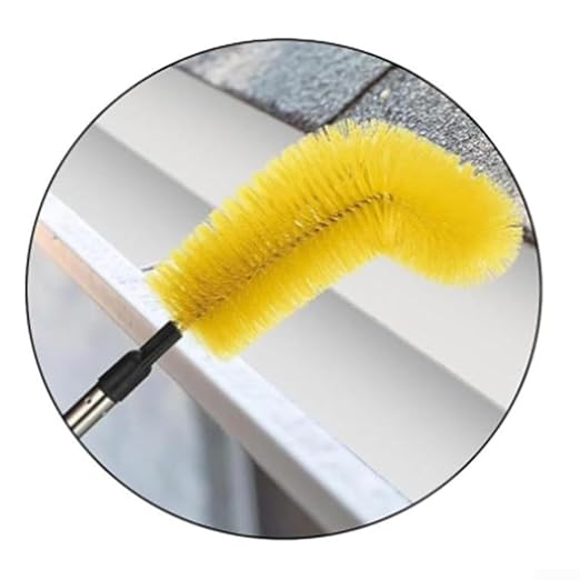 Adjustable Telescopic Gutter Cleaning Tool Homeowners DIY Enthusiasts - Safe Effective Gutter Cleaner with Extension Rod Inspection Mirror(03)