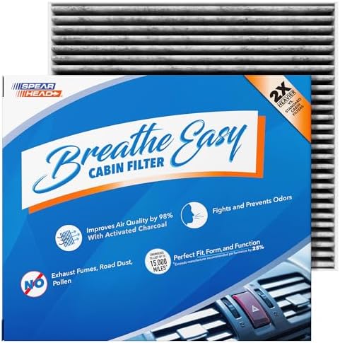Spearhead Odor Defense Breathe Easy AC & Heater Cabin Air Filter (BE-820) by SPEARHEAD