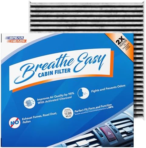 Spearhead Odor Defense Breathe Easy AC & Heater Cabin Air Filter (BE-924) by SPEARHEAD
