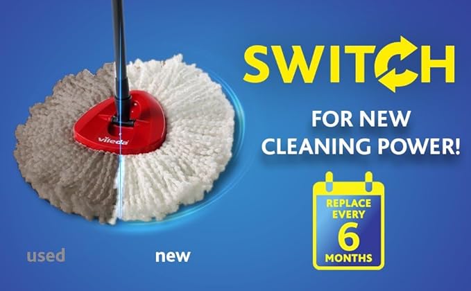 Vileda Turbo Smart sistema Microfiber Wet Mop, Standard