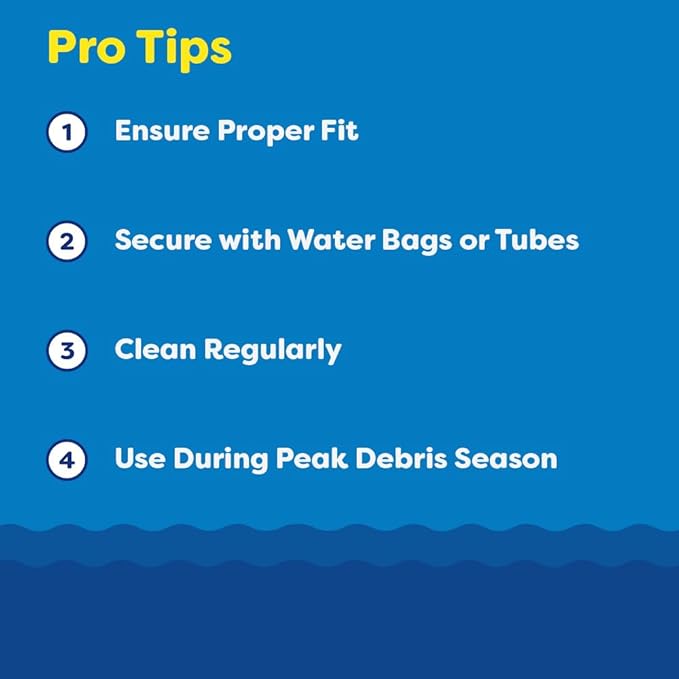 In The Swim 30' Round Leaf Net Cover for Above Ground Swimming Pools - Removes Leaves, Sticks, and Small Debris from Your Winter Cover