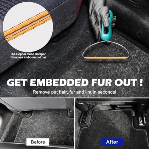 Pet Hair Remover 3-Pack, Reusable Dog & Cat Hair Removal Tools, Lint Shaver | Remove Stubborn Pet Hair, Multi-Fabric Safe, Fur & Lint Cleaner for Couch, Carpets, Cat Trees, Car Mats, Furniture, Pet Bed - Image 2