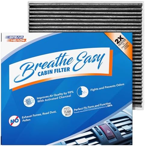 Spearhead Odor Defense Breathe Easy AC & Heater Cabin Air Filter (BE-809) by SPEARHEAD