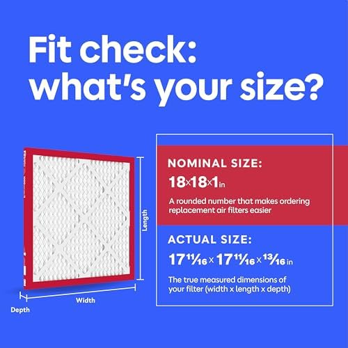 Filtrete 18x18x1 Air Filter, MERV 11, MPR 1000, 6 HVAC Filters - Image 3